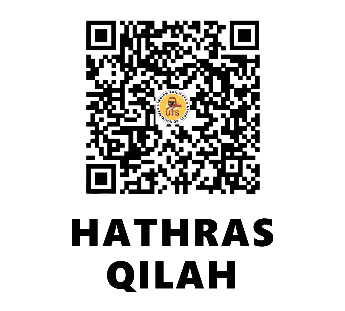 UTS QR Code for HATHRAS QILAH - HRF (NC - UTTAR PRADESH)